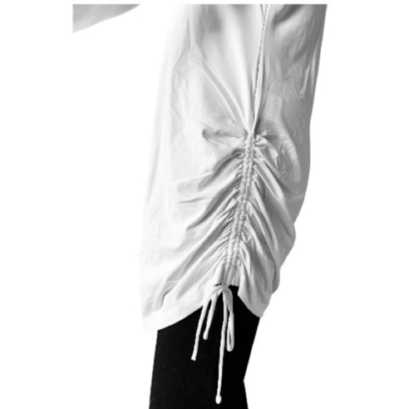 LANDSEND Women’s SPF 50 Adjustable Rashguard Swim Tunic - Picture 4 of 5